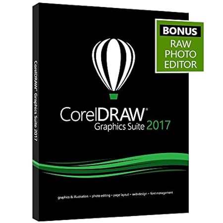 CorelDRAW Graphics Suite 2017 - Amazon Exclusive - Includes RAW Photo Editor