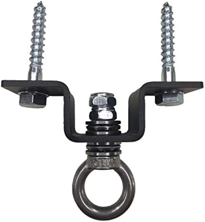 Qualward Heavy Bag Hanger, Punch Bag Wall Ceiling Mount Hook, Heavy Duty for Boxing & MMA Training, Black