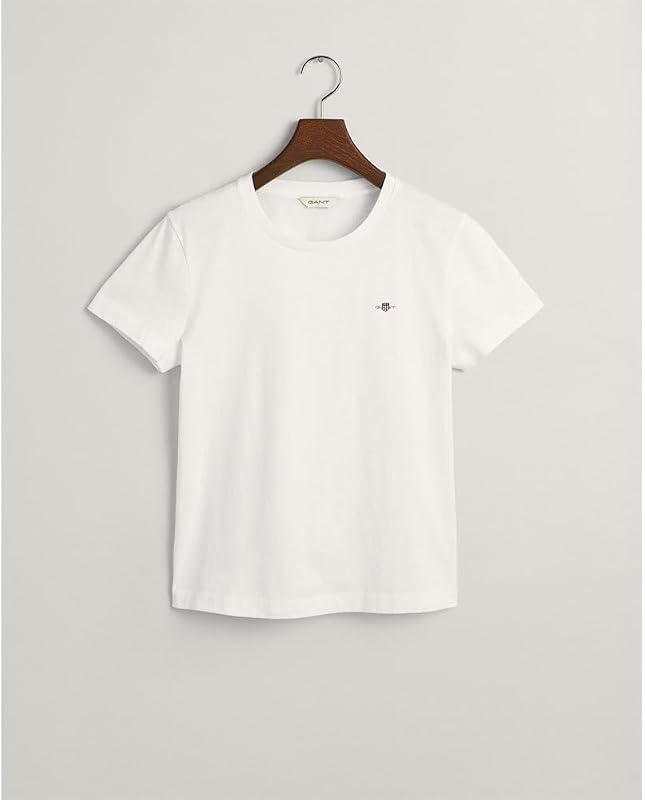 T-shirt feminina REG Shield SS, Branco, standard, Branco, XS
