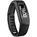 SKYLET Compatible with Garmin Vivofit 2 Bands, Soft Silicone Replacement Bands for Vivofit 2 Wristband Bracelet with Buckle Small Large Kids Men Women Black (No Tracker)