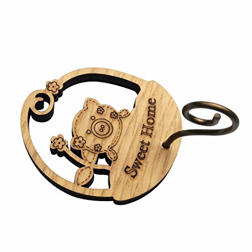 GARASANI Zinc, steel Bell - Door Bell, Doorbell for Decoration, Front Door, Interior, Exterior Decor, Gold (Pig)