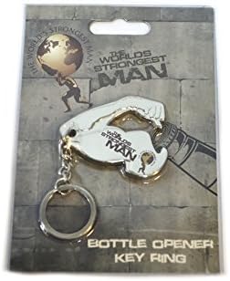 Worlds Strongest Man Bicep Bottle Opener Keyring Keychain Official by Worlds Strongest Man