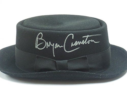 BRYAN CRANSTON SIGNED OFFICIAL HEISENBERG HAT AUTOGRAPH EXACT PROOF PSA/DNA COA