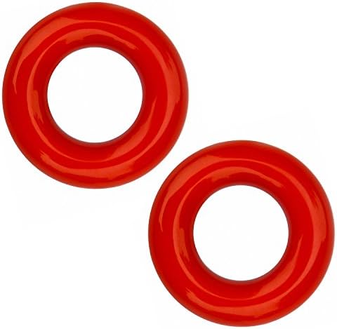 Elemart Golf Weighted Swing Ring - 2 PCS Golf Club Warm Up Swing Donut Weight Ring Diver for Practice & Training