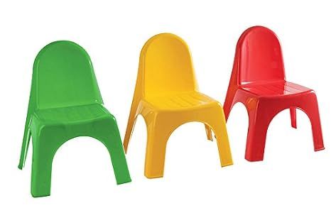 Avanti Trendstore Kinderstühle, pflegeleichter Viererpack, mögliche Farben: rot, blau, gelb, grün