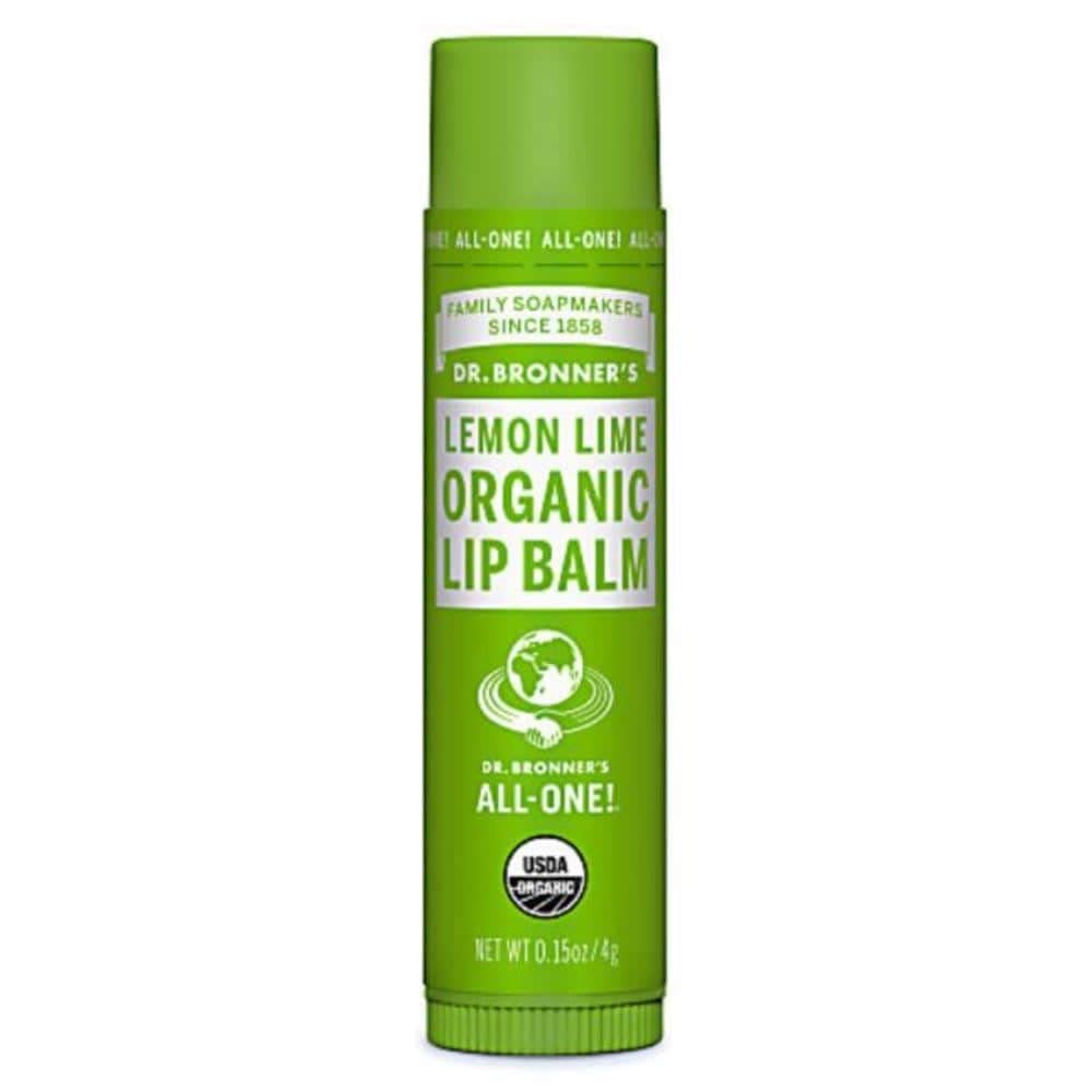 DR BRONNERS Organic Lip Balm Lemon and Lime 4g (Pack of 1)