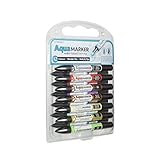 Letraset 9.6 Aqua Marker, Twin-Tip, 12-Pack