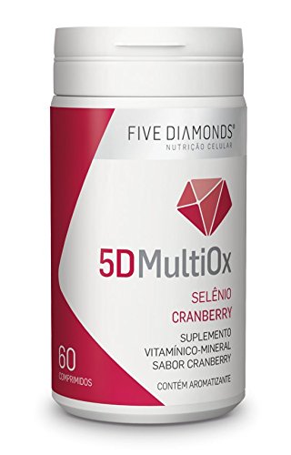 5D MultiOx FDA Approved Cranberry Extract PACRAN ® Antioxidant Vitamins and Minerals, Prevention of Urinary Tract Infection (UTI), Promote Bladder Health, Immune System NON GMO NO GLUTEN 60 tablets