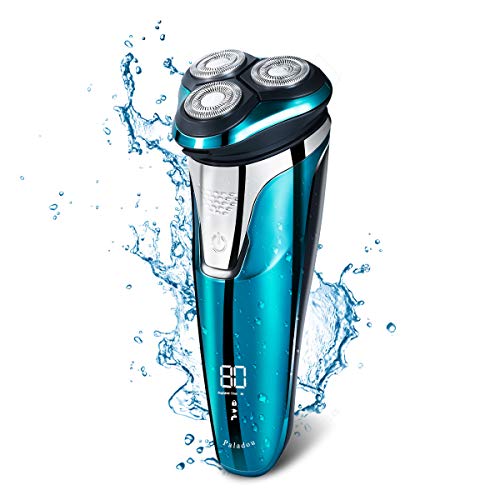 Paladou Electric Rotary Razor Shavers for Men, Portable USB Rechargeable Beard Trimmer with Travel Case Kit, Wireless Wet Dry Facial Mustache Cordless Waterproof Best Gift Set - Thumbnail 7