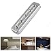 Tap Closet Lights,One Touch Light,5-led Touch Tap Light,Stick-on Anywhere Push Light,Cordless Touch Sensor LED Night Light,Battery Operated Stair Safe Lights,2 Pack