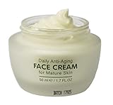 Hemp Seed Oil Face Cream for mature skin, amazing for wrinkles and dry skin, Moisturizer effect, smoothness and Rejuvenating Healing of new Generation- by Cannara