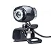 Kobwa(TM) Rotatable 5.0 Mega Pixel Widescreen Video Call and Recording HD USB Webcam Camera for PC Laptop with Microphone,Black with Kobwa's Keyring