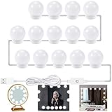 Alitade 14PCS DIY LED Vanity Mirror Lights Dimmable