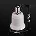yueton Pack of 8 E12 Candelabra Screw to E26 / E27 Medium Screw Light Bulb Base Socket Adapter Converter
