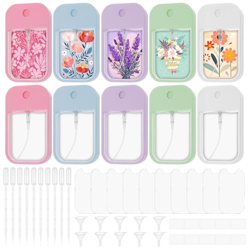 ZhouBoat 10 Pack Sublimation Blanks Card Perfume Spray Bottle, 45 ml at Amazon