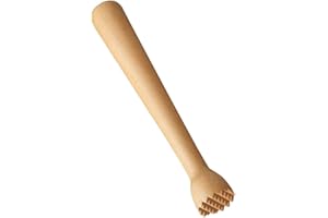 BESTYASH Wooden Muddler for Drinks 9.8 Inch Beechwood Juice Press Stick for Cocktails Smoothies and Fruit Mashing Easy to Cle