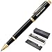 Dayspring Pens | Personalized PARKER IM Black Gold Trim Rollerball Gift Pen. Custom Engraved Fast!