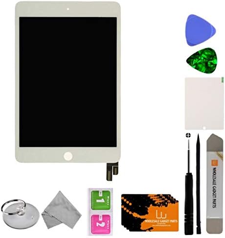 LCD & Digitizer Assembly for Apple iPad Mini 4 (White) with Tool Kit