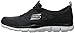 Skechers Sport Women's Gratis Sleek & Chic Fashion Sneaker, Black/White Knit, 8 M US