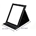 inforest Folding Travel Vanity Mirror with Desktop Standing Makeup Mirror for Cosmetics Personal Beauty Portable Mirrors