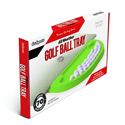 GoSports AllWeather Golf Ball Tray, Great Accessory for Home Practice