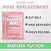 Flat Tummy, Meal Replacement Protein Shake, Matcha Green Tea, 1.4 Ounce (Pack of 10)