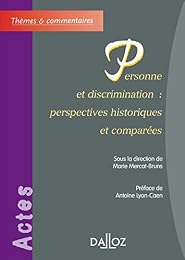 Personne et discrimination