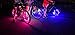 2 Pack Led Bike Wheel Light | Waterproof Bicycle Tire Light | Safety Battery Spoke Lights for Kids and Adult| Cool Bike Accessories and Decoration for bicyclers to ride at night (Blue)