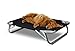 Small to Medium Elevated Pet Cot with Steel Frame - Foldable Raised Play and Rest Bed for Dogs and Cats with Bonus Storage Bag - 35