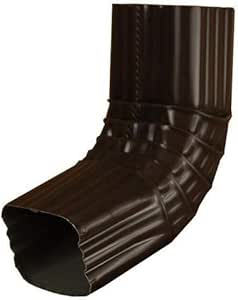 Amerimax Home Products 3 in. x 4 in. Musket Brown Aluminum ...