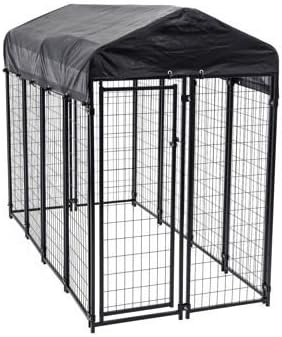 Lucky Dog Uptown Welded Wire Box Kennel 6 ft. H x 8 ft. L x 4 ft. W