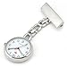 WZC Quartz Movement Stainless Steel Nurses Lapel Pin Watch with Gift Box