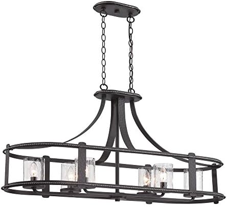 DESIGNERS FOUNTAIN87538-APW Palencia 6 Light Linear Chandelier