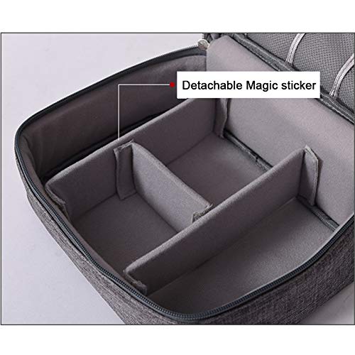 VOCUS Electronic Organizer Universal Travel Cable Cord Storage Bag Waterproof Gadget Gear Accessories Cases