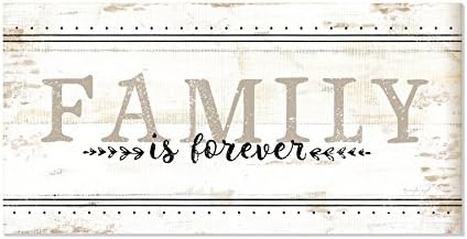 Family Is Forever Rustic Farmhouse Style Wood Wall Sign 9X18