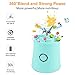 Portable Blender, Supkiir USB Rechargeable Mini Juicer Cup with Handle, Smoothie Blender with 6 Blades with 4000mAh Batteries, 480ml Household Fruit Mixer for Travel Office Sports School