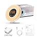 Wake Up Light Digital Alarm Clock Sunrise Simulation 7 Colors LED Night Lights 6 Nature Sounds with FM Radio Snooze Mode for Adults kids