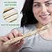 Zyablyk Bamboo Toothbrush Set with Travel Toothbrush Case, Pack of 3 Natural Bamboo Toothbrushes and Biodegradable Toothbrush Holder, Soft Bristle, BPA Free