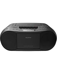 Sony Bluetooth Boombox Bundle   [2] Juego de piezas incluye clásico boombox estéreo w CD Cassette radio y 0.138 in incluye un receptor Bluetooth inalámbrico NeeGo; transmisión de música desde el dispositivo