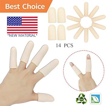 Amazon.com: Gel Finger Cots, Finger Protector Support(14
