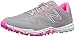 New Balance Women's nbgw1006 Golf Shoe, Grey/Pink, 8 B US
