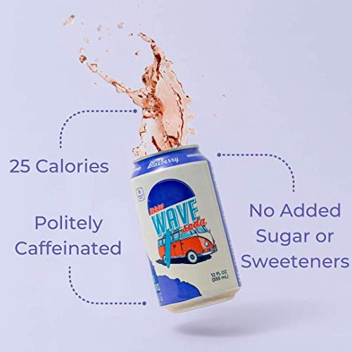 New Wave Sparkling Soda Water Made with Real Fruit Juice, Seltzer