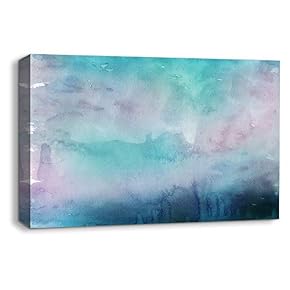 Canvas Wall Art Abstract Ink Feature...