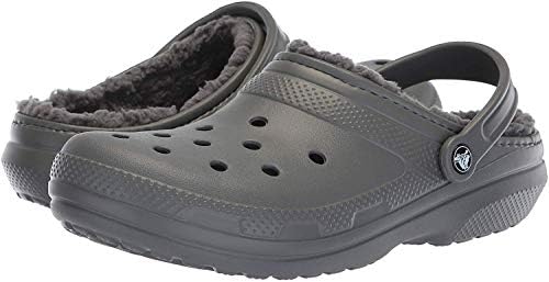 mens lined crocs size 14
