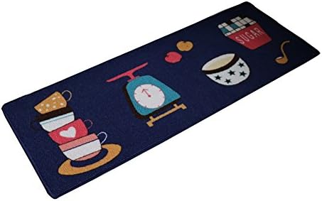 YOXI Kitchen Rugs Fox Sea Animal Mat Rug Non-Slip Kitchen Mat Rubber Backing Doormat Entrance Mats