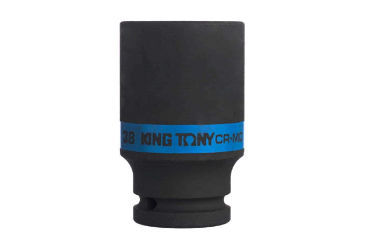 KING TONY 643538M Socket De Impacto Long 3/4" 38mm for DIYers & Professionals, Built for Repair and Installation tasks, 38mm