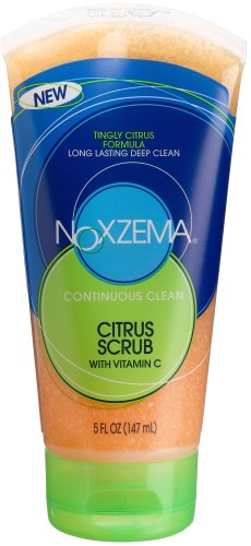 Noxzema Long Lasting Citrus Scrub, 5.0-Ounce Tubes (Pack of 4)