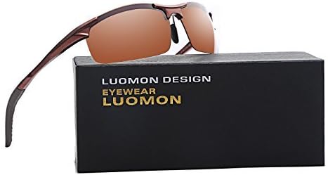 LUOMON Mens Sports Polarized Sunglasses UV Protection Sunglasses for Men 8177