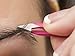 Tweezers 4 Piece Precision Set for Eyebrow; Eyelash; Long and Pointed Tweezer with Case