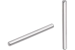 Yesallwas 100Pcs 2mm X22mm Dowel Pin Stainless Steel Shelf Support Pin Metal Fasten Elements Used On Precise Location by Yesallwas (2mm x 22mm 100 Pcs)